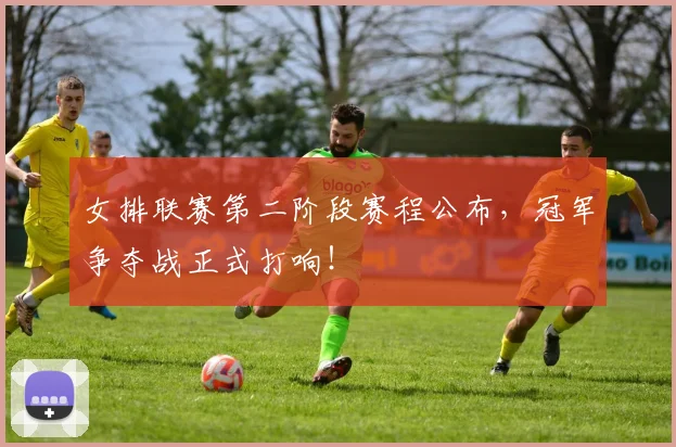 女排联赛第二阶段赛程公布，冠军争夺战正式打响！
